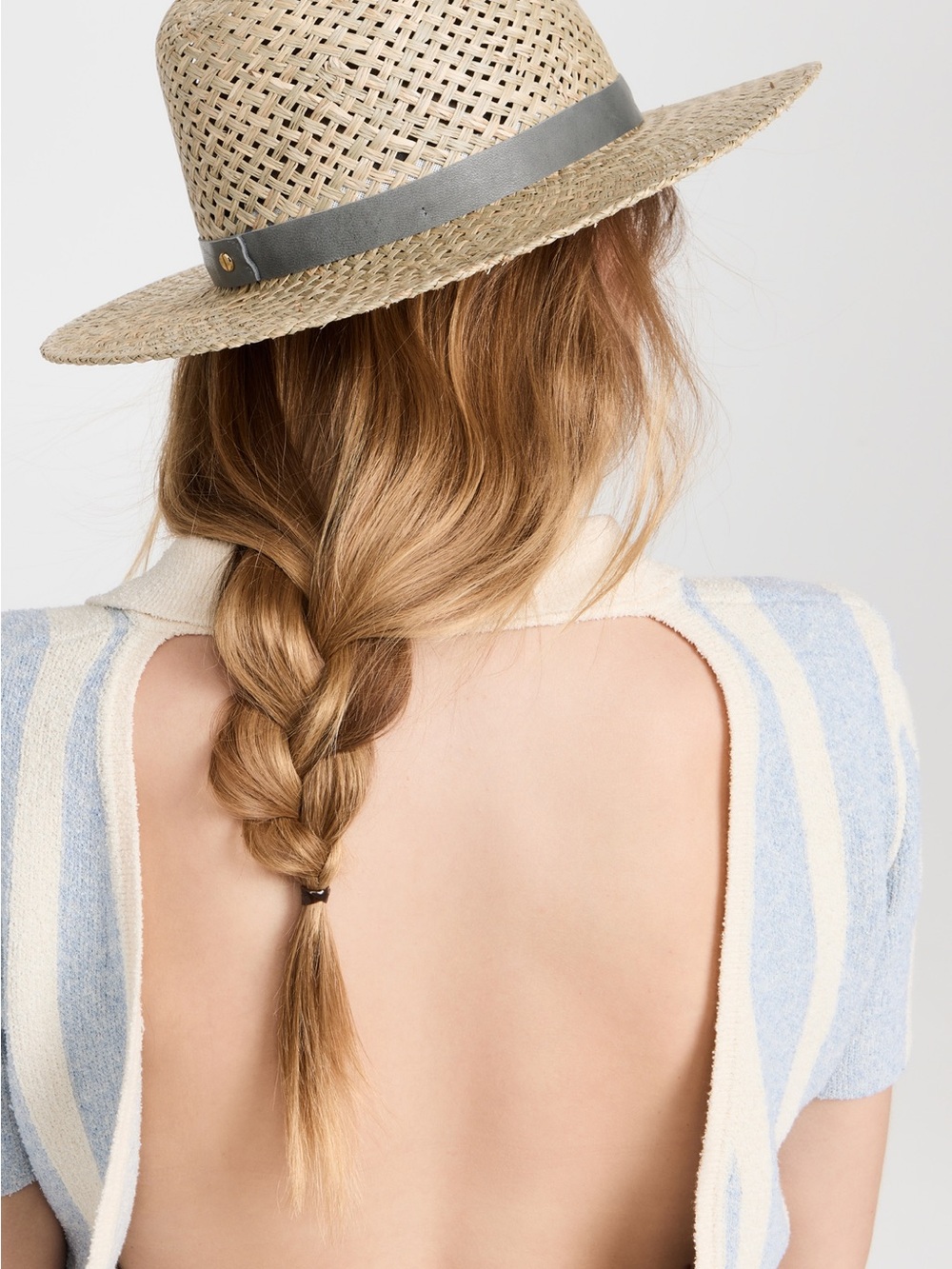Janessa Leone Otis Natural Straw Fedora
